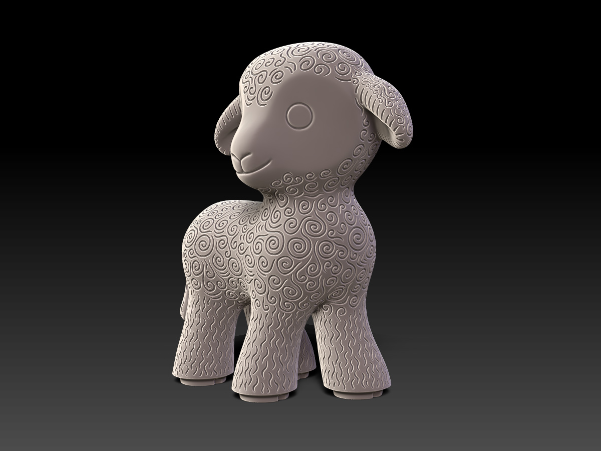 Sculpting miniatures and toys. Digital sculpting in ZBrush. Creation 3D Models for the Toy's Industry.